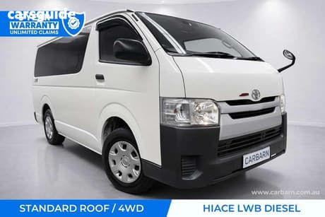 White 2018 Toyota HiAce Bus Commuter
