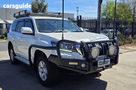 White 2018 Toyota Landcruiser Prado Wagon Gxl (4X4)