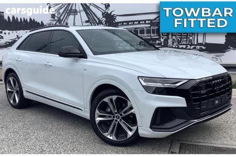White 2023 Audi Q8 Wagon 50 Tdi Quattro S Line Mhev
