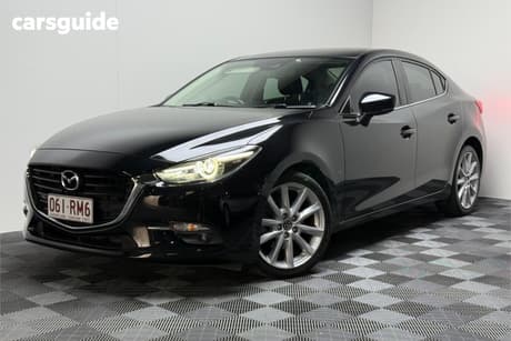 Black 2016 Mazda 3 Sedan Sp25 Gt