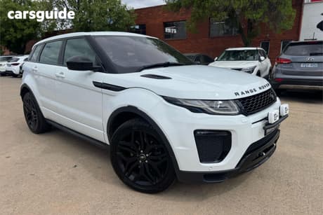White 2016 Land Rover Range Rover Evoque Wagon Td4 180 Hse Dynamic