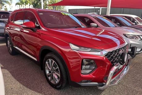Red 2019 Hyundai Santa FE Wagon Elite Crdi Satin (Awd)