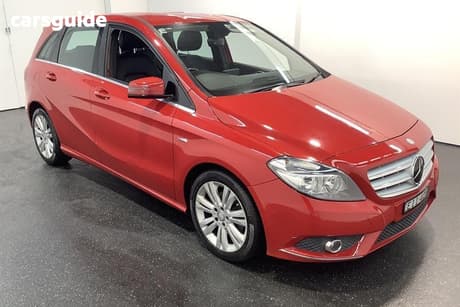 Red 2012 Mercedes-Benz B200 Hatchback Be