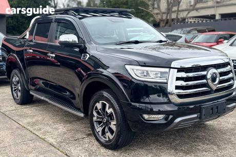 Black 2021 GWM UTE Dual Cab Utility Cannon-X (4X4)