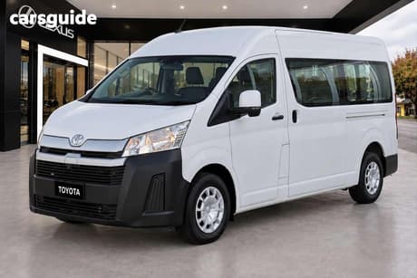 White 2020 Toyota HiAce Bus Slwb Commuter (12 Seats)
