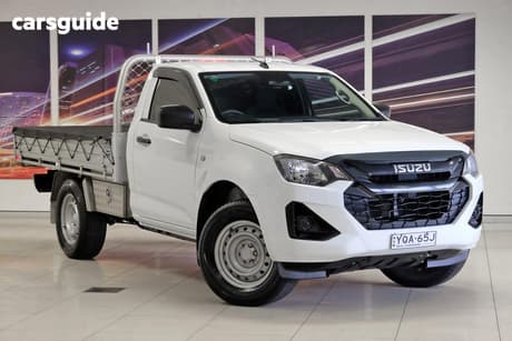 White 2024 Isuzu D-MAX Cab Chassis Sx (4X2) High-Ride