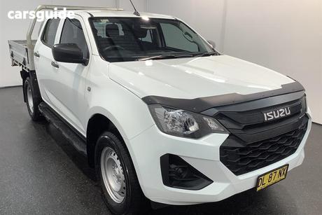 White 2024 Isuzu D-MAX Ute Tray RG1 MY23