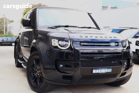 Black 2021 Land Rover Defender Wagon 110 D300 X-Dynamic Hse (220Kw)