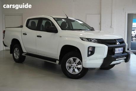 White 2022 Mitsubishi Triton Double Cab Pick Up Glx+ (4X4)