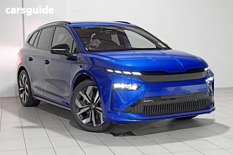 Blue 2026 Skoda Enyaq Wagon Rs