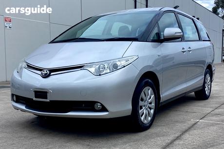 Silver 2008 Toyota Tarago Wagon Gli