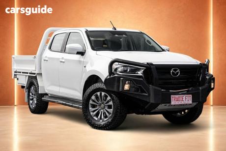White 2023 Mazda BT-50 Dual Cab Chassis Xt (4X4)
