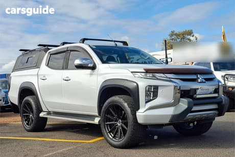 White 2019 Mitsubishi Triton Double Cab Pick Up Gls (4X4) Premium