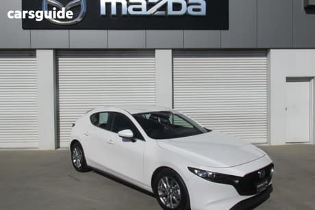 White 2019 Mazda 3 Hatchback G20 Pure