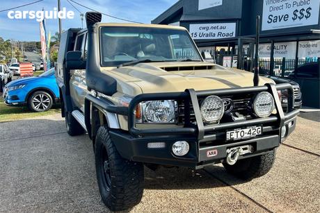 Beige 2022 Toyota Landcruiser Double Cab Chassis Gxl