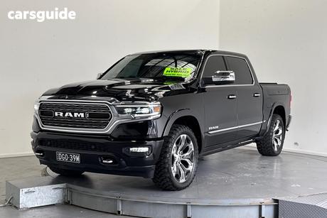 Black 2021 RAM 1500 Crew Cab Utility Limited Rambox (Hybrid)