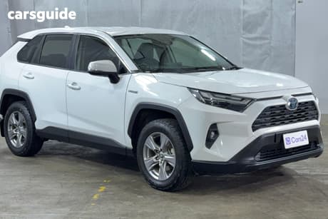 White 2022 Toyota RAV4 Wagon Gx (Awd) Hybrid
