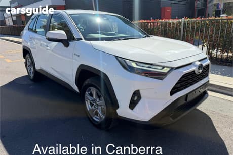 White 2024 Toyota RAV4 Wagon Gx (2Wd) Hybrid