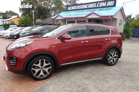 Red 2017 Kia Sportage Wagon Gt-Line (Awd)