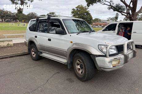 Silver 2001 Toyota Landcruiser Prado Wagon Gxl (4X4)