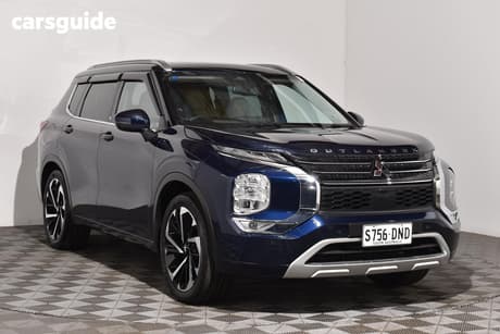 Blue 2022 Mitsubishi Outlander Wagon Exceed 7 Seat (Awd)