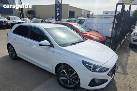 White 2023 Hyundai I30 Hatchback Active