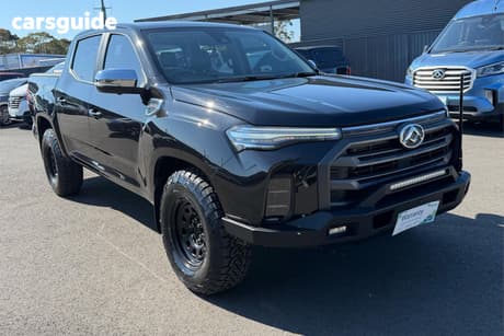 Black 2022 LDV T60 Double Cab Utility Max Luxe (4X4)