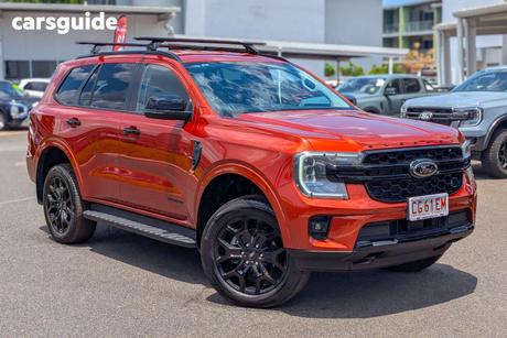 Red 2023 Ford Everest Wagon Sport (4X4)