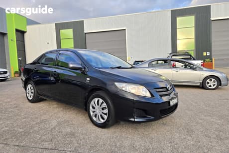 Black 2008 Toyota Corolla Sedan Ascent