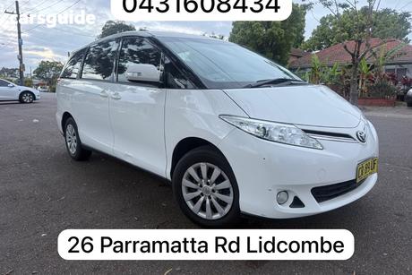 White 2018 Toyota Tarago Wagon Gli