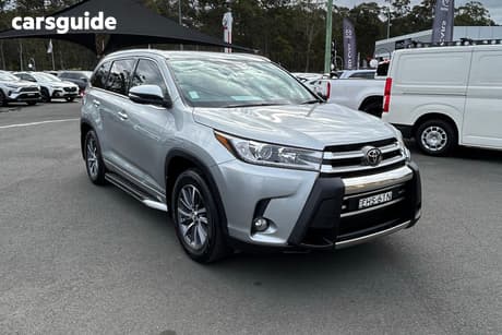 Silver 2019 Toyota Kluger Wagon Gxl (4X4)