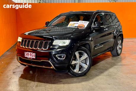 Black 2015 Jeep Grand Cherokee Wagon Overland (4X4)