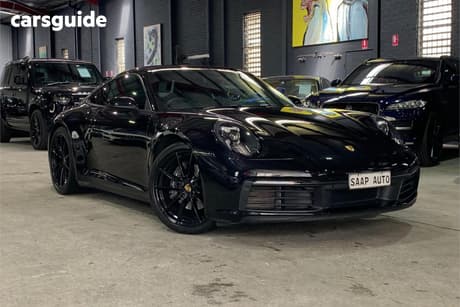 Black 2020 Porsche 911 Coupe Carrera
