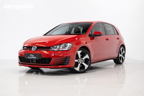 Red 2014 Volkswagen Golf Hatchback Gti