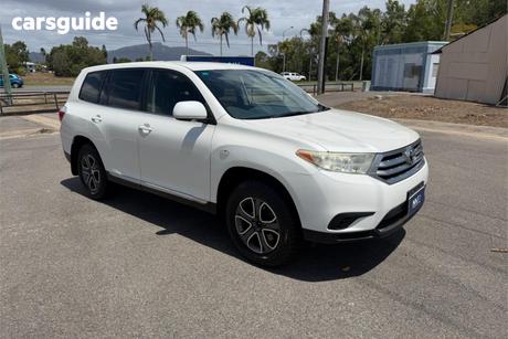 White 2013 Toyota Kluger Wagon Kx-R (Fwd) 7 Seat
