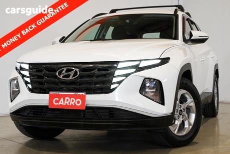 White 2021 Hyundai Tucson Wagon (Fwd)