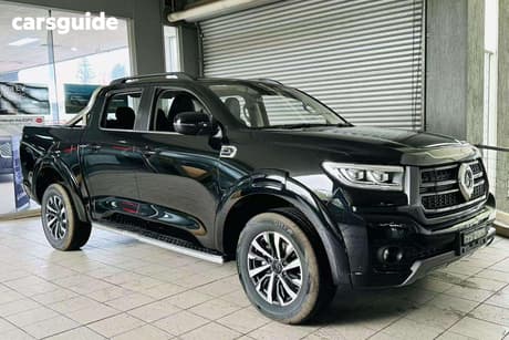 Black 2026 GWM Cannon Dual Cab Utility Lux (4X4)