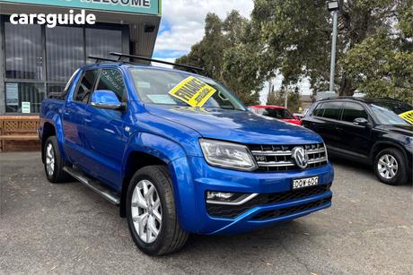 Blue 2017 Volkswagen Amarok Dual Cab Utility V6 Tdi 550 Ultimate