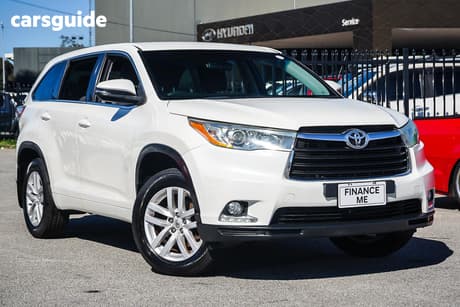 White 2015 Toyota Kluger Wagon Gx (4X2)