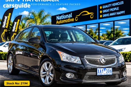 Black 2012 Holden Cruze Hatchback Sri V