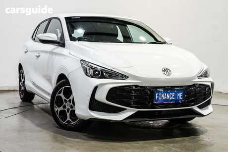 White 2025 MG MG3 Hatchback Excite Hybrid+