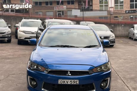 Blue 2016 Mitsubishi Lancer Sedan Es Sport