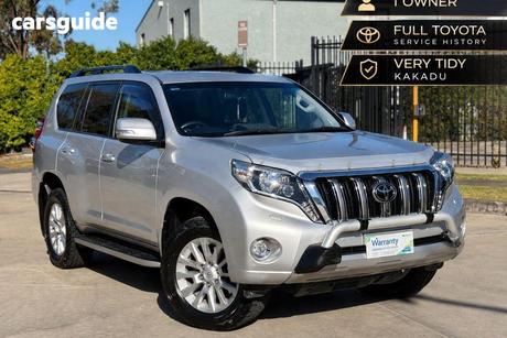 Silver 2015 Toyota Landcruiser Prado Wagon Kakadu (4X4)