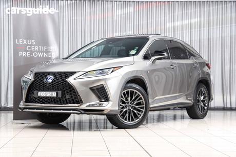 Silver 2021 Lexus RX450H Wagon F Sport Hybrid