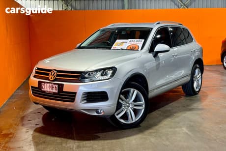 Silver 2014 Volkswagen Touareg Wagon V6 Tdi