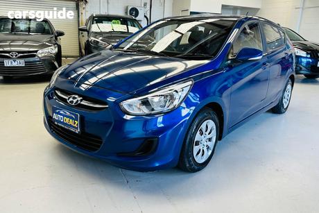 Blue 2016 Hyundai Accent Hatchback Active