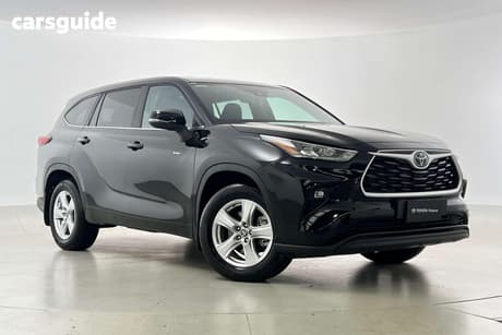 Black 2024 Toyota Kluger Wagon Gx Hybrid Awd