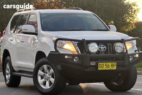 White 2016 Toyota Landcruiser Prado Wagon Gxl (4X4)