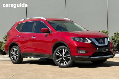 Red 2019 Nissan X-Trail Wagon St-L 7 Seat (2Wd) (5Yr)
