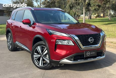 Red 2022 Nissan X-Trail Wagon Ti (4Wd)